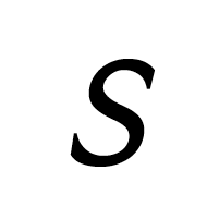 Mathematical Sans-Serif Italic Capital S