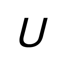 Mathematical Sans-Serif Italic Capital U