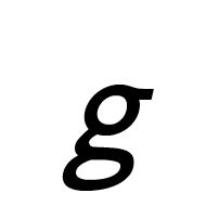 Mathematical Sans-Serif Italic Small G