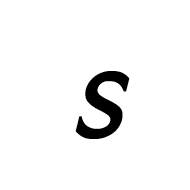 Mathematical Sans-Serif Italic Small S