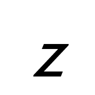 Mathematical Sans-Serif Italic Small Z
