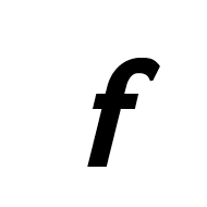 Mathematical Sans-Serif Bold Italic Small F