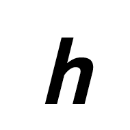 Mathematical Sans-Serif Bold Italic Small H