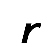 Mathematical Sans-Serif Bold Italic Small R