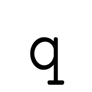Mathematical Monospace Small Q