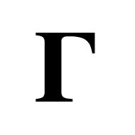 Mathematical Bold Capital Gamma