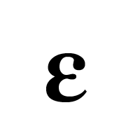 Mathematical Bold Small Epsilon