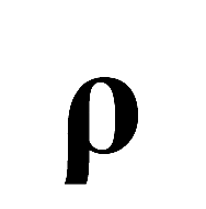 Mathematical Bold Small Rho