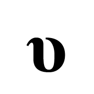 Mathematical Bold Small Upsilon