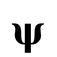 Mathematical Bold Small Psi