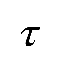 Mathematical Italic Small Tau