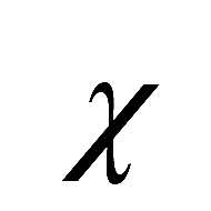 Mathematical Italic Small Chi