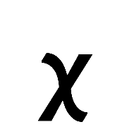 Mathematical Sans-Serif Bold Small Chi