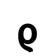 Mathematical Sans-Serif Bold Rho Symbol