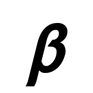 Mathematical Sans-Serif Bold Italic Small Beta