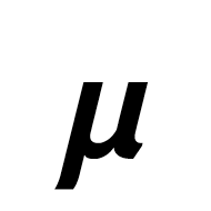 Mathematical Sans-Serif Bold Italic Small Mu