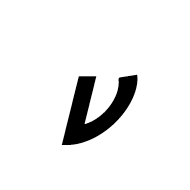 Mathematical Sans-Serif Bold Italic Small Nu