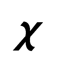 Mathematical Sans-Serif Bold Italic Small Chi