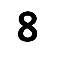 Mathematical Sans-Serif Bold Digit Eight