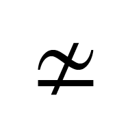 Not Asymptotically Equal To