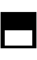 Square With Top Half Black