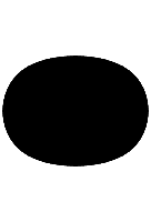 Black Horizontal Ellipse