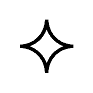 White Four Pointed Cusp