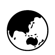 Earth Globe Asia-Australia
