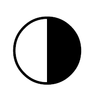 Last Quarter Moon Symbol