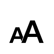 Increase Font Size Symbol