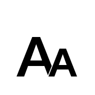 Decrease Font Size Symbol