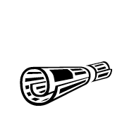 Rolled-Up Newspaper
