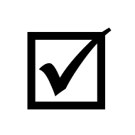 Ballot Box With Bold Check