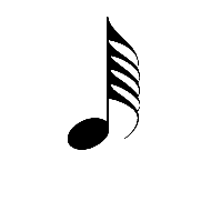 Musical Symbol One Hundred Twenty-Eighth Note
