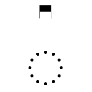 Musical Symbol Combining Down Bow