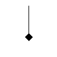 Musical Symbol Minima Black