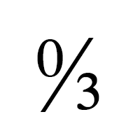 Vulgar Fraction Zero Thirds