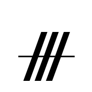 Ogham Letter Ngeadal