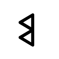 Old Hungarian Capital Letter Em