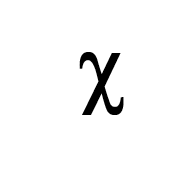Modifier Letter Small Chi