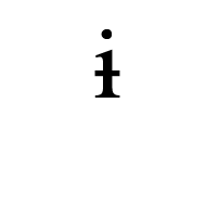 Modifier Letter Small I With Stroke