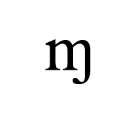 Modifier Letter Small M With Hook