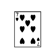Playing Card Seven Of Hearts