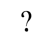 Small Question Mark