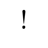 Small Exclamation Mark