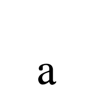 Latin Subscript Small Letter A