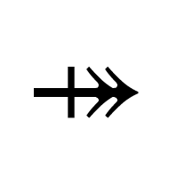 Rightwards Two-Headed Arrow With Vertical Stroke