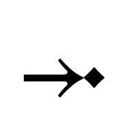 Rightwards Arrow To Black Diamond