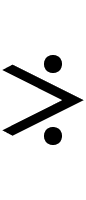 Dotted Right-Pointing Angle