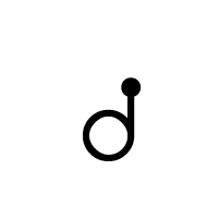 Signwriting Hand-Circle Index Hinge